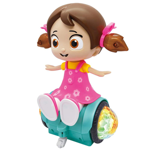 دختر نشسته موزیکال Musical Sitting Girl Doll_اسباب بازی